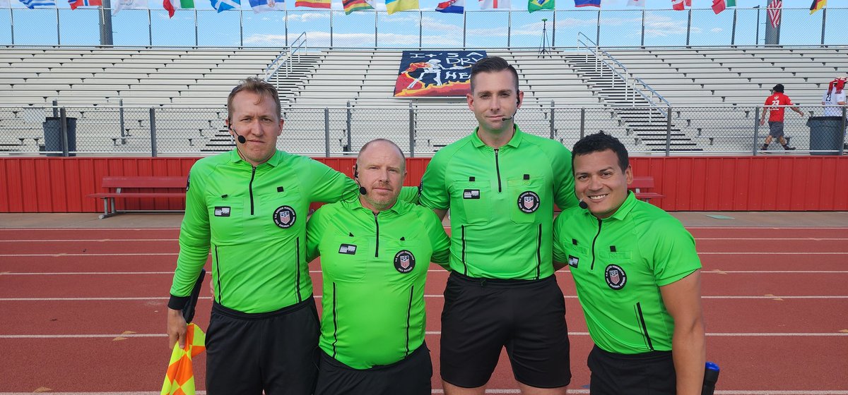 SeanADillon's tweet photo. Tonight's Refs:
AR Ben Cuyler
4th Ben booth
Ref Brandon Gardner
AR Jason Guillen
@SACorinthiansFC @LubbockMatadors @NPSLSoccer #7Guaranteed #playoffs https://t.co/chwtyMhyQ5
