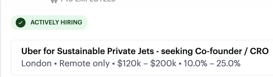 There are sustainable private jets?