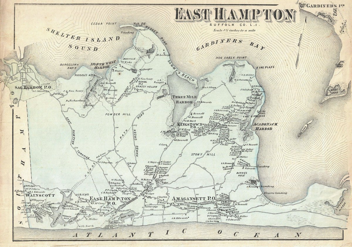 XmxHowes's tweet image. 1873 Beers Map of East Hampton, Long Island, New York - Geographicus - EastHampton-beers-1873 linda-howes.pixels.com/featured/1873-…  #vintageNewYorkmap #antiqueEastHamptonmap #historicmap #raremap