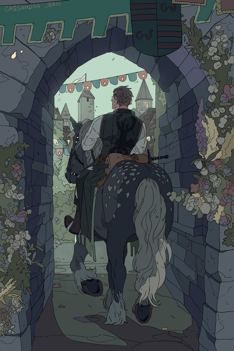 「 He arrives the morning of the tournamen」|Cassandra Jeanのイラスト