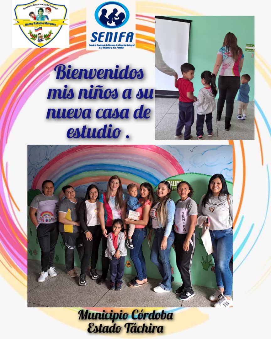 Hoy se realizó el recorrido al preescolar con los niños y niñas del Simoncito Comunitario Ezequiel Zamora <a href="/SENIFATACHIRA/">SENIFA TACHIRA</a> que son promovidos bienvenidos a su nueva casa de estudio <a href="/Berzabethg1/">Berzabethgandicaoficial</a> <a href="/_LaAvanzadora/">Yelitze Santaella</a> <a href="/Crazet2011/">Crazet2011</a> <a href="/CDCETachira/">CDCE Táchira</a> <a href="/coordinicial/">CoordinicialTach</a> @MPPEDUCACION