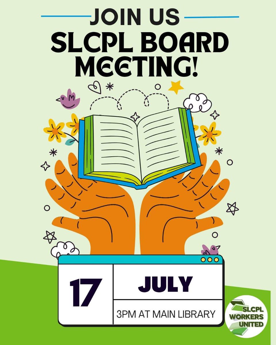 SLCPLWU's tweet photo. We are hoping that the SLCPL board will choose to recognize us at their meeting next week, and we need all the support we can get! Join us if you can - we'll also provide a link to attend the virtual meeting. https://t.co/msrW1H2JIr