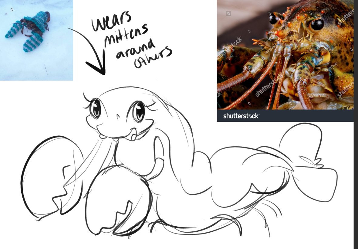 we made a lobster oc