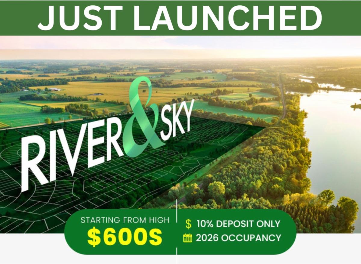 ThePrimeRE's tweet photo. RIVER &amp; SKY IN WOODSTOCK
JUST LAUNCHED TODAY
DON'T DELAY AND RESERVE YOUR HOUSE TODAY IN PHASE 1. FUTURE PHASES WILL HAVE HIGHER PRICES
CALL: PRIME BROKERAGE
416 603 2700
https://t.co/H2jeQjcblV https://t.co/tza2aSPlpu