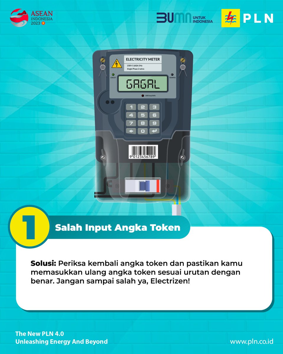 radaidris08's tweet photo. Yuk mana yang gagal isi token ? 
ternyata indikasi nya itu ada berbagai macam 
nah chek it out guys !

#PLN #PLNUntukIndonesia  #PLNMobile #TipsListrik #ListrikPintar #TipsListrikPLN #TokenListrikPLN #PLNGoDigital #EnergiBerkeadilanPLN #KinerjaPLNCetakRekor #PLNNyataHadir https://t.co/LDryx5SstM