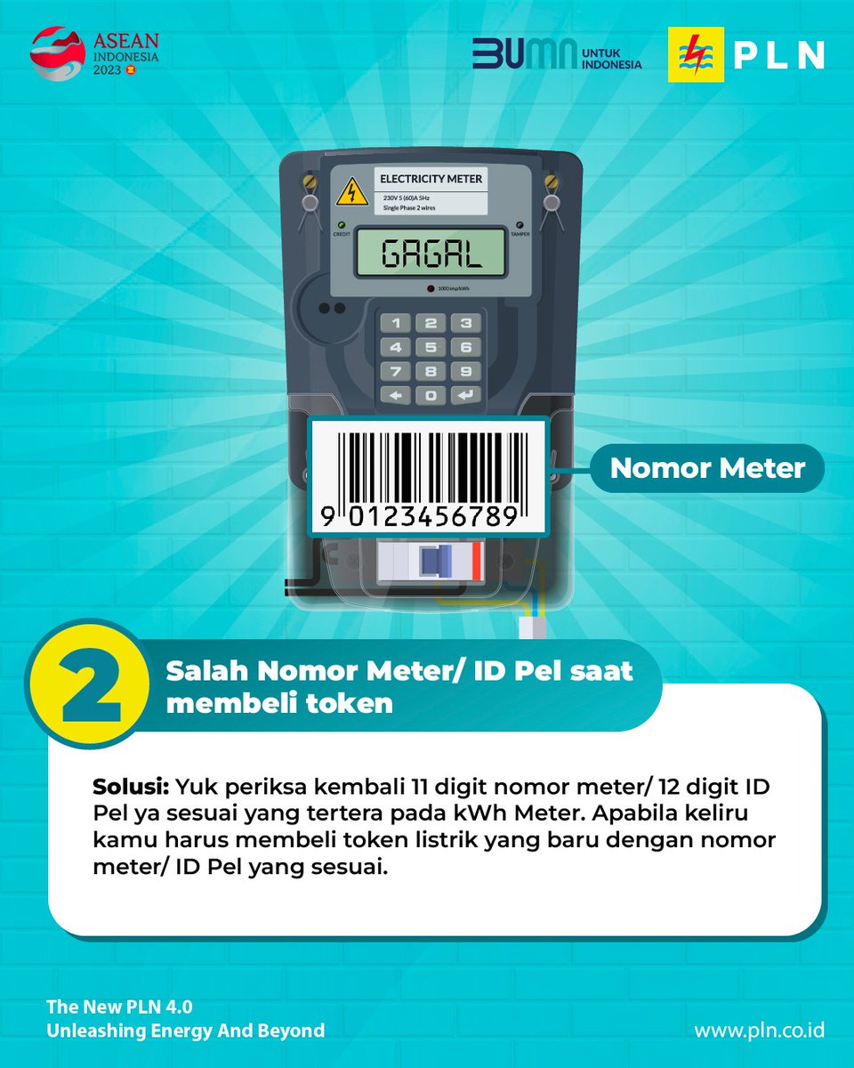 radaidris08's tweet photo. Yuk mana yang gagal isi token ? 
ternyata indikasi nya itu ada berbagai macam 
nah chek it out guys !

#PLN #PLNUntukIndonesia  #PLNMobile #TipsListrik #ListrikPintar #TipsListrikPLN #TokenListrikPLN #PLNGoDigital #EnergiBerkeadilanPLN #KinerjaPLNCetakRekor #PLNNyataHadir https://t.co/LDryx5SstM