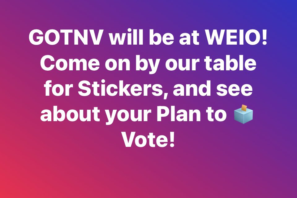 Get Out The Native Vote will be at the World Eskimo Indian Olympics #WEIO in Fairbanks this week!