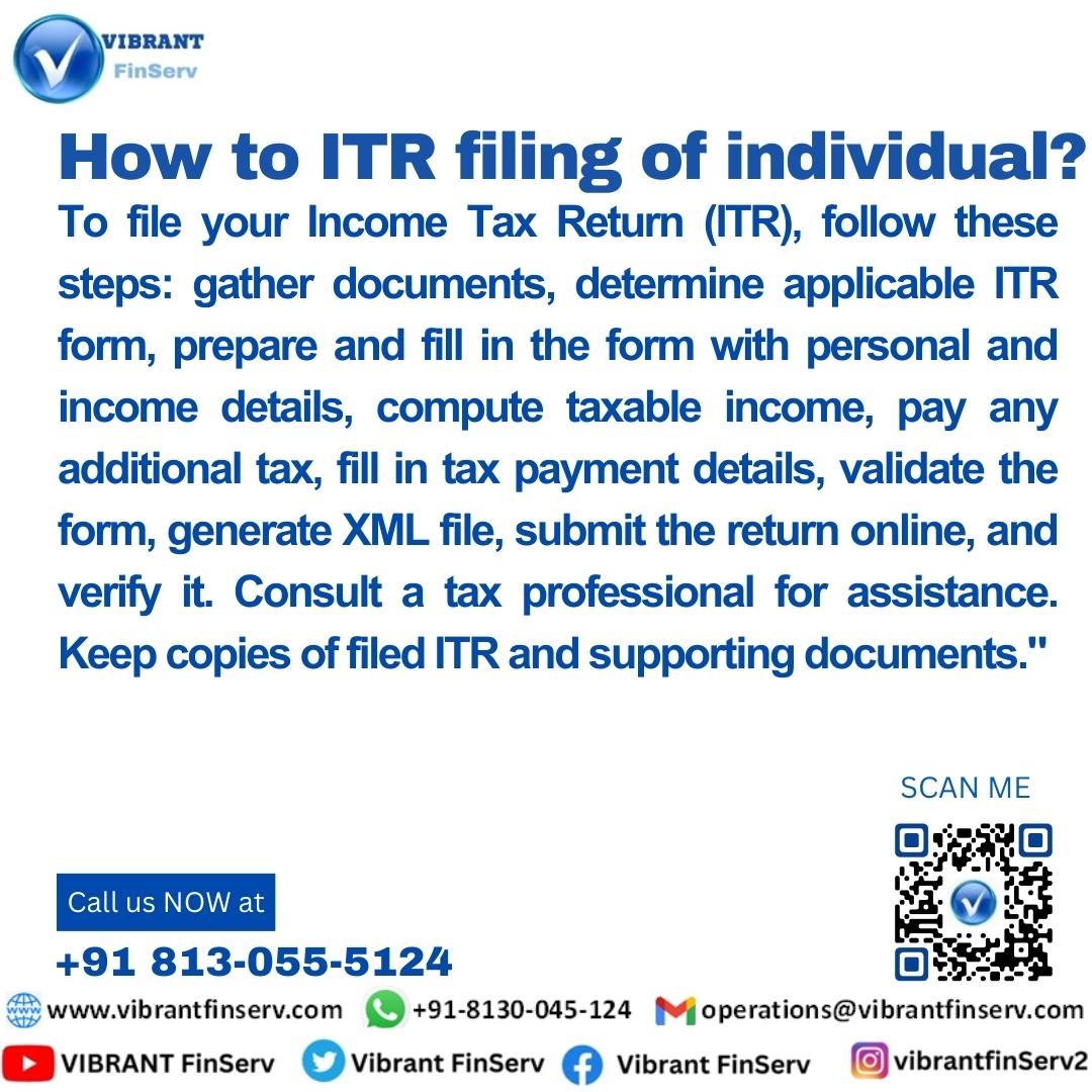 VibrantFinserv's tweet image. #FileITR #TaxFilingSteps #ConsultTaxPro