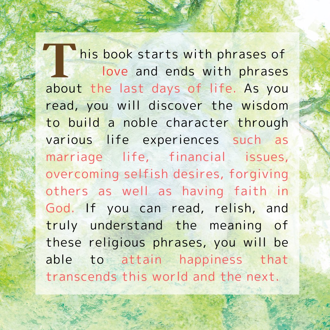 OkawaBooks's tweet photo. 📣New book released!
Words for Building Character

https://t.co/HfPqwnSI8s

#ryuhookawa #happyscience #okawabooks #booklover #wellbeing #booktok #buddhism #buddhaquotes #bookgram #booklife #book #books #innerpeace #innerjourney #innerwisdom #bookstagram #selfhelp #inspiration https://t.co/Lh7nDbYqpi