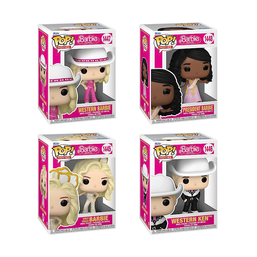funkofinderz's tweet photo. Ask and you shall receive! 

🐦 Early Bird Special: Barbie: The Movie Funko Pop! #Ad 

Western Barbie: https://t.co/QeLsTwl5rI

President Barbie: https://t.co/O5Taloo9Wi

Gold Disco: https://t.co/1x4bNoQT8p

Western Ken: https://t.co/lKmyfNuMUj https://t.co/P0RAO8EbTi
