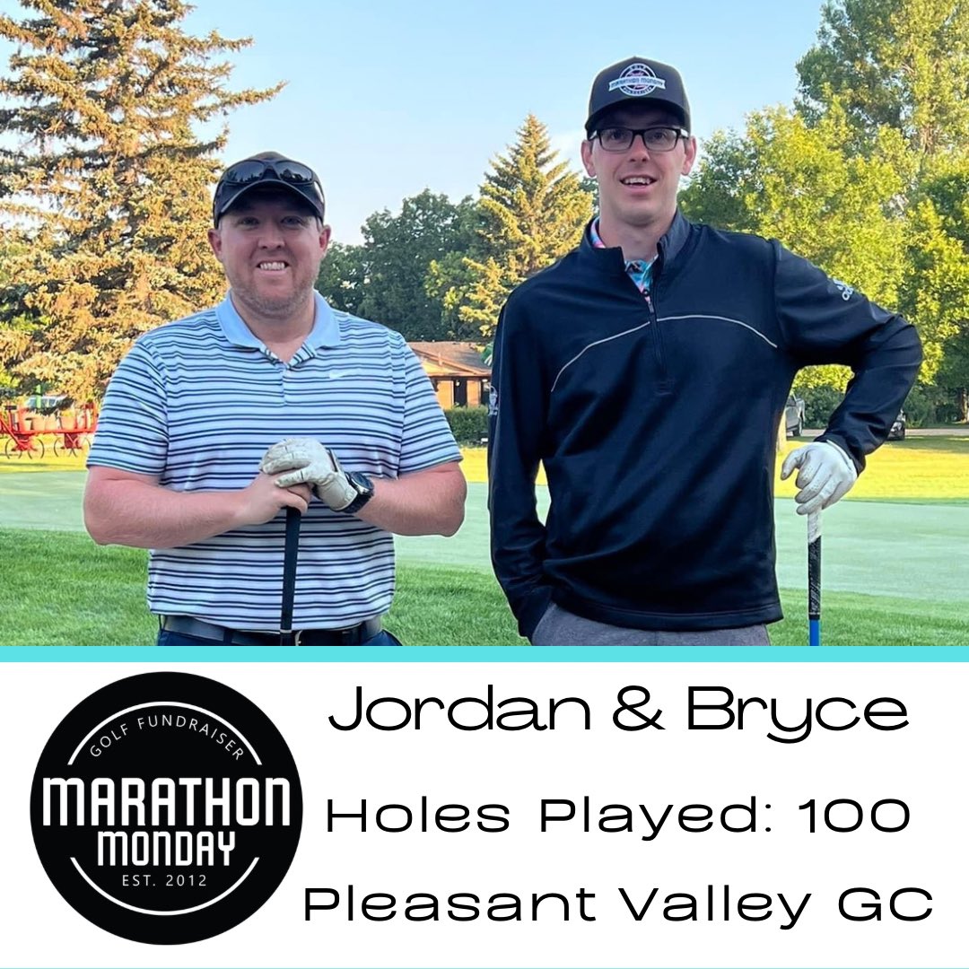 Marathon Monday 2023

- 1,102 Holes played
- 225 by Dylan &amp; Patrick 
- Record setting funds raised, and counting 

Thank you to everyone who played and supported this year. 

Full update:

instagram.com/p/CulC8hnJnGv/…