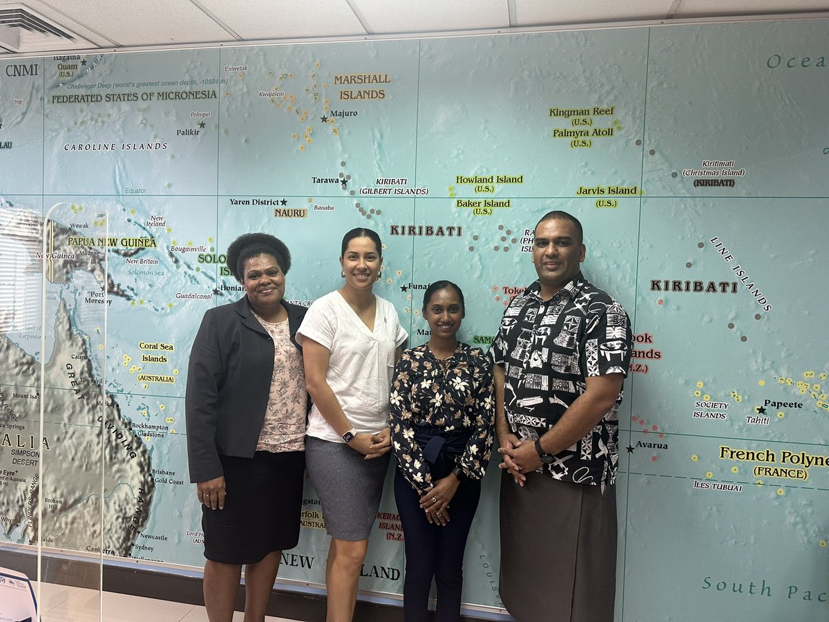Earlier today we had a brief meeting with #UNCTAD Communications specialist Ms Mubeena and Capacity Development Specialist Ms Kalei to discuss the communications strategy for the #OCO #EUEDF11 funded IMPACT Project. 

#PRISE #PacificTrade #EUTrade #Customs #TradeFacilitation