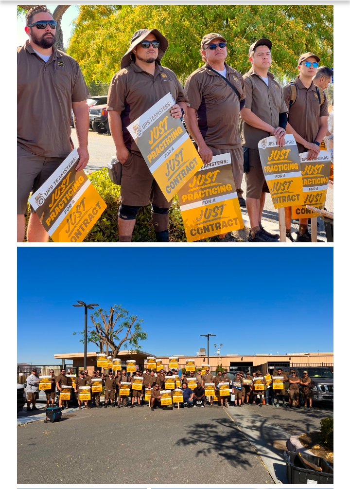 BrJoeBalkis's tweet photo. 7/10/23 #upsNegotiationsUpdate
#2023TeamstersupsContractCampaign #Teamsters #ups
Teamsters #PracticePicket lines
Ready for the real thing
#DEFUNDfacebook
#DEFUNDtwitter
#DEFUNDyoutube
https://t.co/x9WIDumyzL https://t.co/sUaSvEjrod
