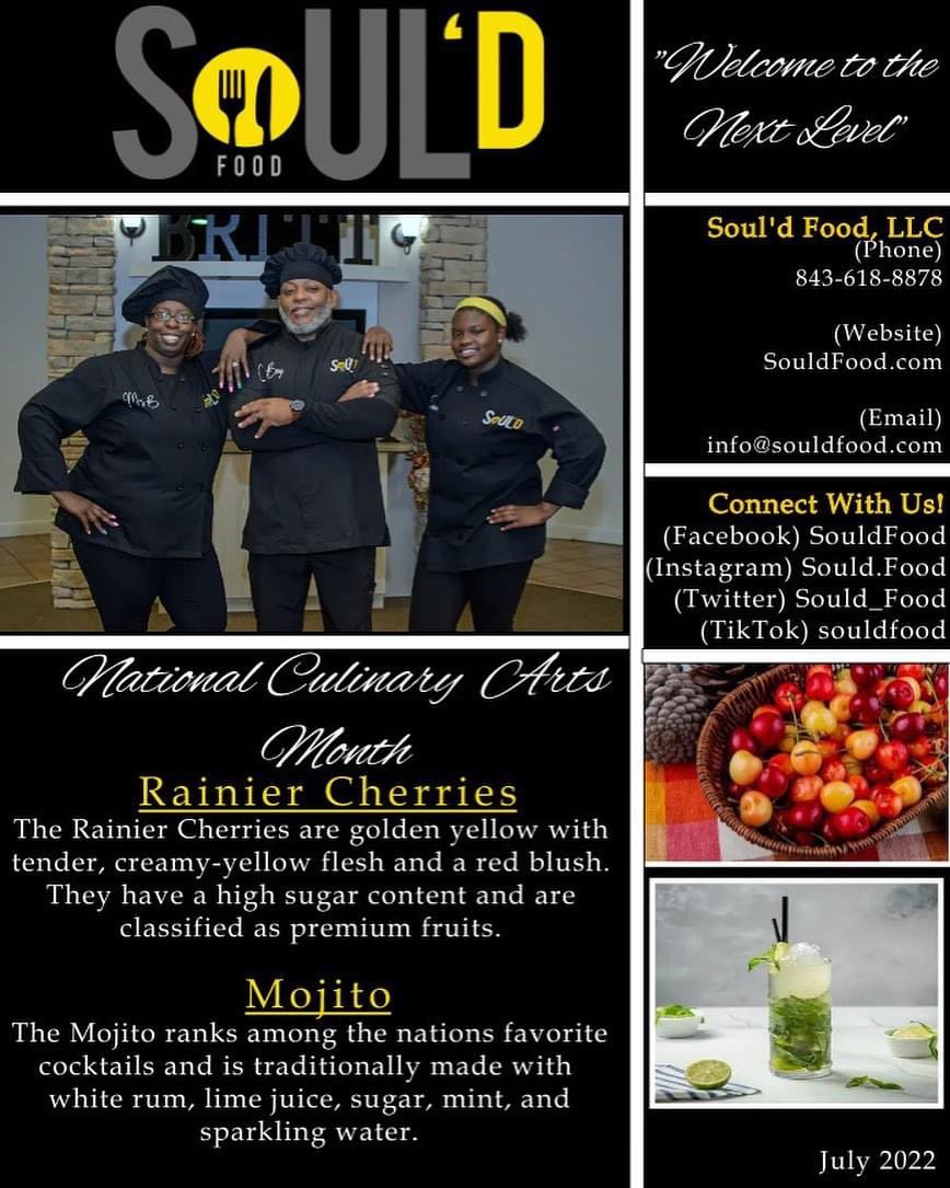 Sould_Food's tweet photo. #NationalRainierCherryDay 🍒
#NationalMojitoDay 🍹
#July11th💛
#NationalCulinaryArtsMonth
#blackownedbusiness #nextlevelcooking #foodporn #cheflife #bookus #souldfood https://t.co/SdxjS6OASl