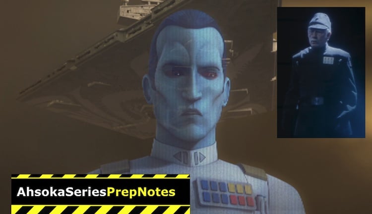 CouchSoup's tweet photo. In this installment of Couch Soup's #StarWars: #Ahsoka series #prepnotes, @StefWatsonVO briefly introduces #GrandAdmiralThrawn, his flagship the #Chimaera, and the ship's former commander and #Thrawn protege #Pellaeon. 

Read it here 👇
https://t.co/ByiIB01vA6 https://t.co/HZIcKAR5Wl