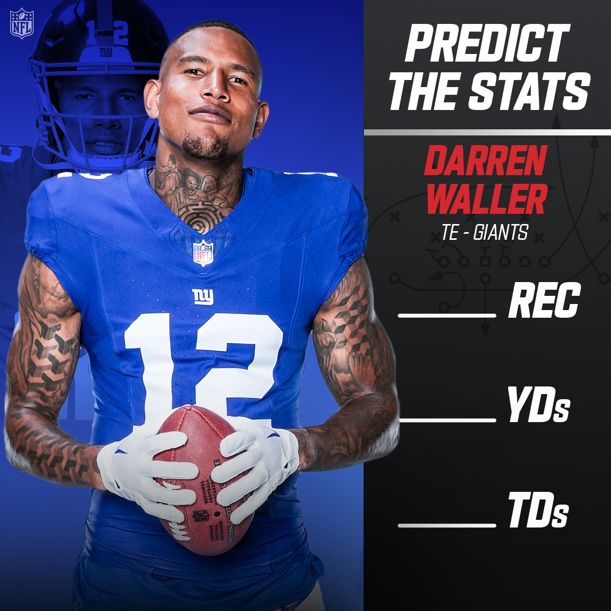 Predicting the Impressive Stats of Darren Waller in His First Season with the Giants.

You may register using promo code 