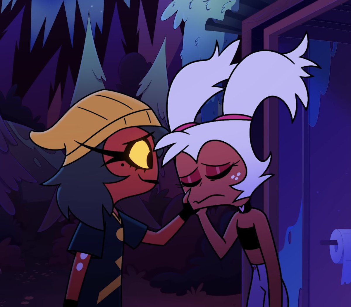 Violet12O's tweet image. Moxxie did have a lapses in judgement this episode and cause issues, like a realistic character.

If Millie whose his biggest supporter and fan can forgive him and his apology why can’t everyone else