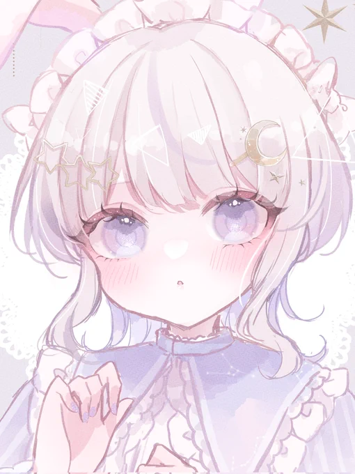 #作品をみてくださいあわよくばフォローしてください祭 女の子のオリジナルイラストを描く絵師です! 紫の子たち集めました見てってください～