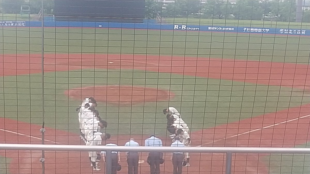 miyagi_ito's tweet photo. 選手権宮城大会一回戦
宮城広瀬-名取
(5回コールドゲーム)
広瀬  300 66 | 15 H12E0
名取  001 00 | 1 H7E2
広】①菱沼-家村
名】①内海-中川
本塁打:山崎(広・2ラン)

中盤打線が爆発した宮城広瀬が5回コールドで2回戦進出。
名取も再三ヒットで出塁するものの決定力の差で広瀬が上回った https://t.co/1yFTemejMd
