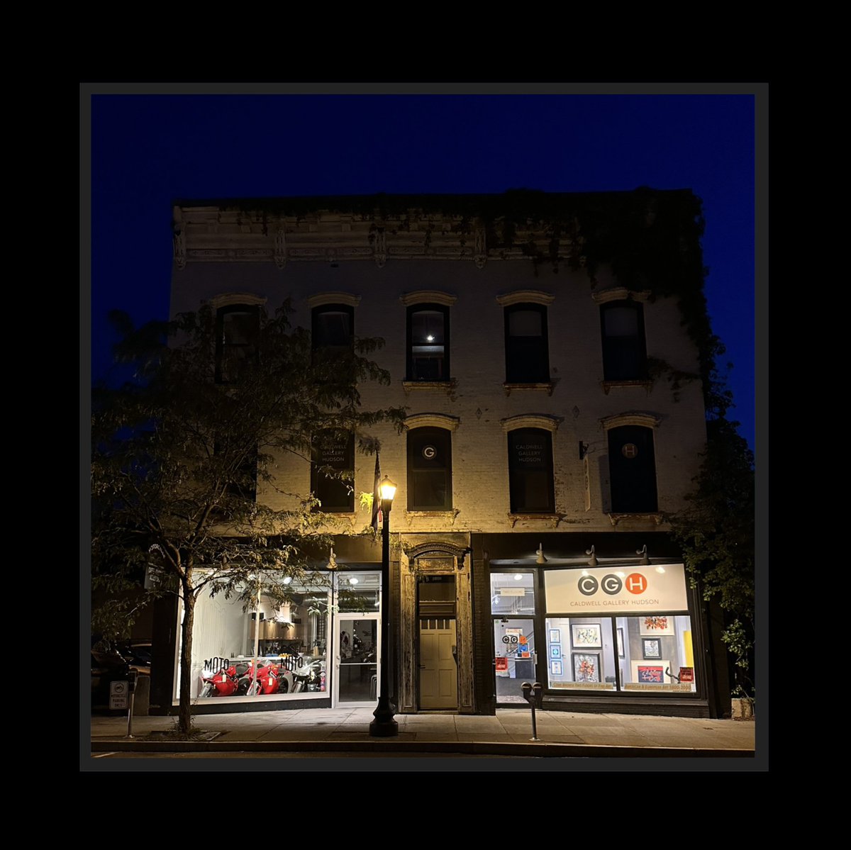 GN from Hudson. Fast Ducatis, strong coffee, and…art.