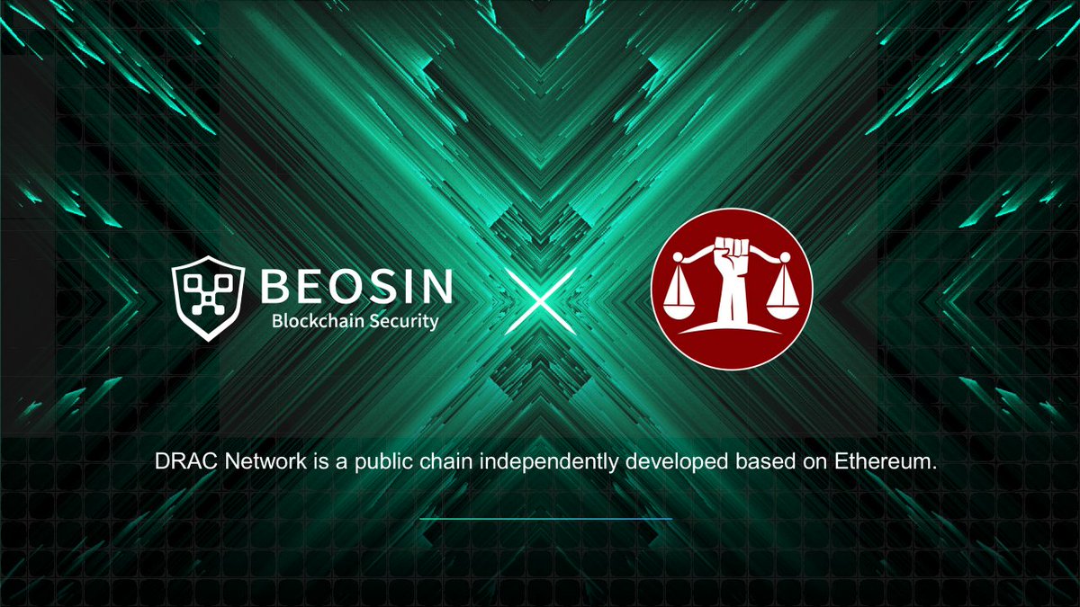 Beosin 🛡 Web3 Security & Compliance (@beosin_com) on Twitter photo 🎉🎉We have completed another smart contract audit service of <a href="/DRAC_Network/">DRAC_Network</a>
DRAC Network is a public chain independently developed based on #Ethereum
🔗Audit Report🔽
beosin.com/audits/DRAC_20… 🎉🎉We have completed another smart contract audit service of <a href="/DRAC_Network/">DRAC_Network</a>
DRAC Network is a public chain independently developed based on #Ethereum
🔗Audit Report🔽
beosin.com/audits/DRAC_20…
