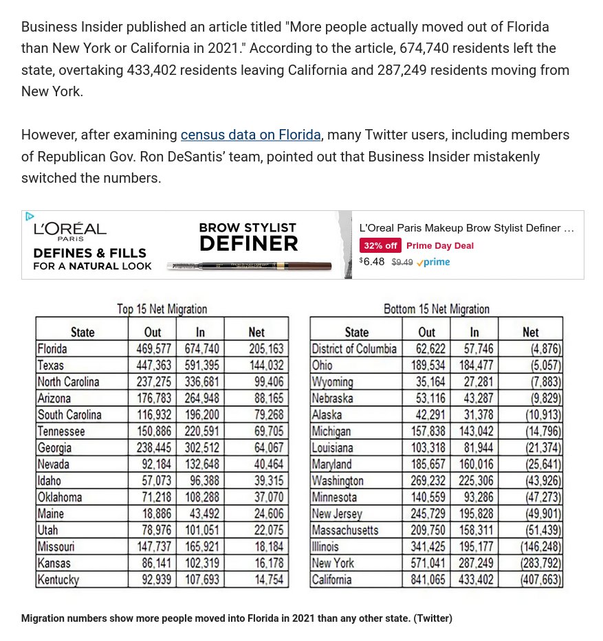NitrogenNarcos3's tweet image. Anyone who works for a publication called &quot;Business Insider&quot; but doesn&apos;t know the difference between 674,740 In &amp;amp; 469,577 Out, with a Net of +205,163, should be drawn &amp;amp; quartered. It&apos;s a disgrace but consistent w/ Woke Math teachers. #DeSantis2024 #EndWokeMath #LearnToAdd #KAG