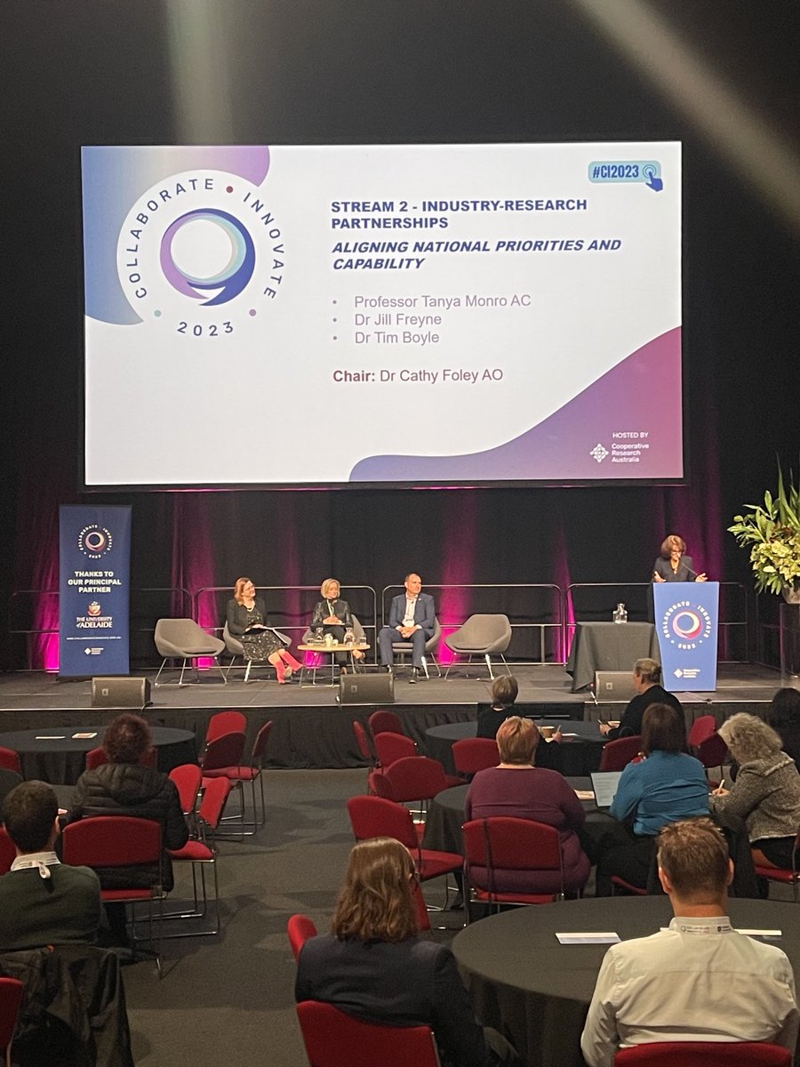 George Feast (@georgecfeast) on Twitter photo Really excited about this panel! Top notch industry-research experience #innovation #ci2023 <a href="/timpboyle/">Tim Boyle RTTP MMPP</a> <a href="/CSIRO/">CSIRO</a> <a href="/ScienceChiefAu/">Australia's Chief Scientist</a> Really excited about this panel! Top notch industry-research experience #innovation #ci2023 <a href="/timpboyle/">Tim Boyle RTTP MMPP</a> <a href="/CSIRO/">CSIRO</a> <a href="/ScienceChiefAu/">Australia's Chief Scientist</a>
