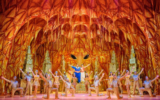 Super excited for Opening Night of @Aladdin @BACTouring !! The all ages show is in Edmonton July 11-16. Can't wait to hear amazing songs, see the sets and watch this classic come to life on stage. 🥰 edmonton.broadway.com/shows/disneys-… (hosted for Media Night) #yeg #BACAladdin