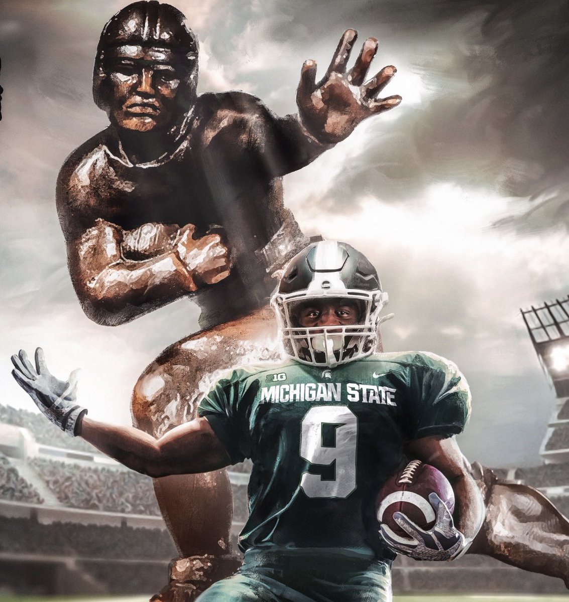 The Walter Camp Player of the Year Award has been awarded 56 times since 1967.

55 of 56 winners finished Top 3 in the Heisman Trophy vote.

Kenneth Walker III finished 6th.

The biggest sham in the 87-year history of the Heisman.