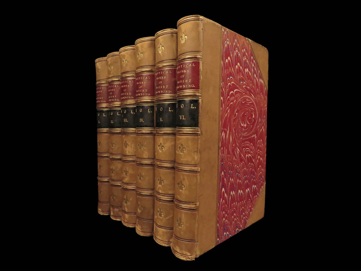 SchilbRareBooks's tweet image. Delve into his masterpieces with "The Poetical Works of Robert Browning" - a six-volume collection showcasing his range and lyrical complexity. ow.ly/7FxA50P822H

#RobertBrowning #Poetry #Poems #LyricalComplexity #RareBooks #SchilbAntiquarian #Story #Books #Reading #History