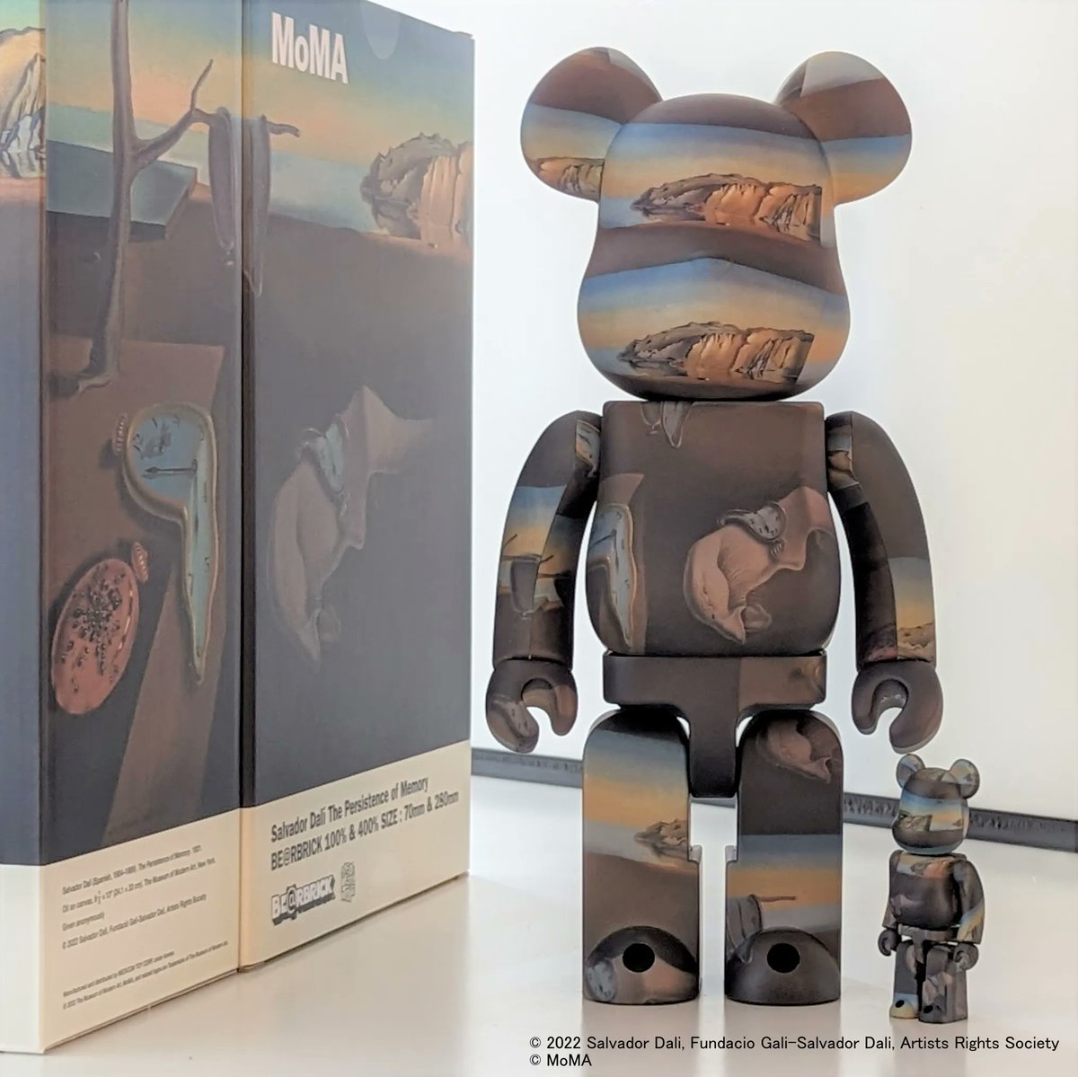 BE@RBRICK Salvador Dali なつかしく THE PERSISTENCE BE@RBRICK Salvador Dali なつかしく THE PERSISTENCE