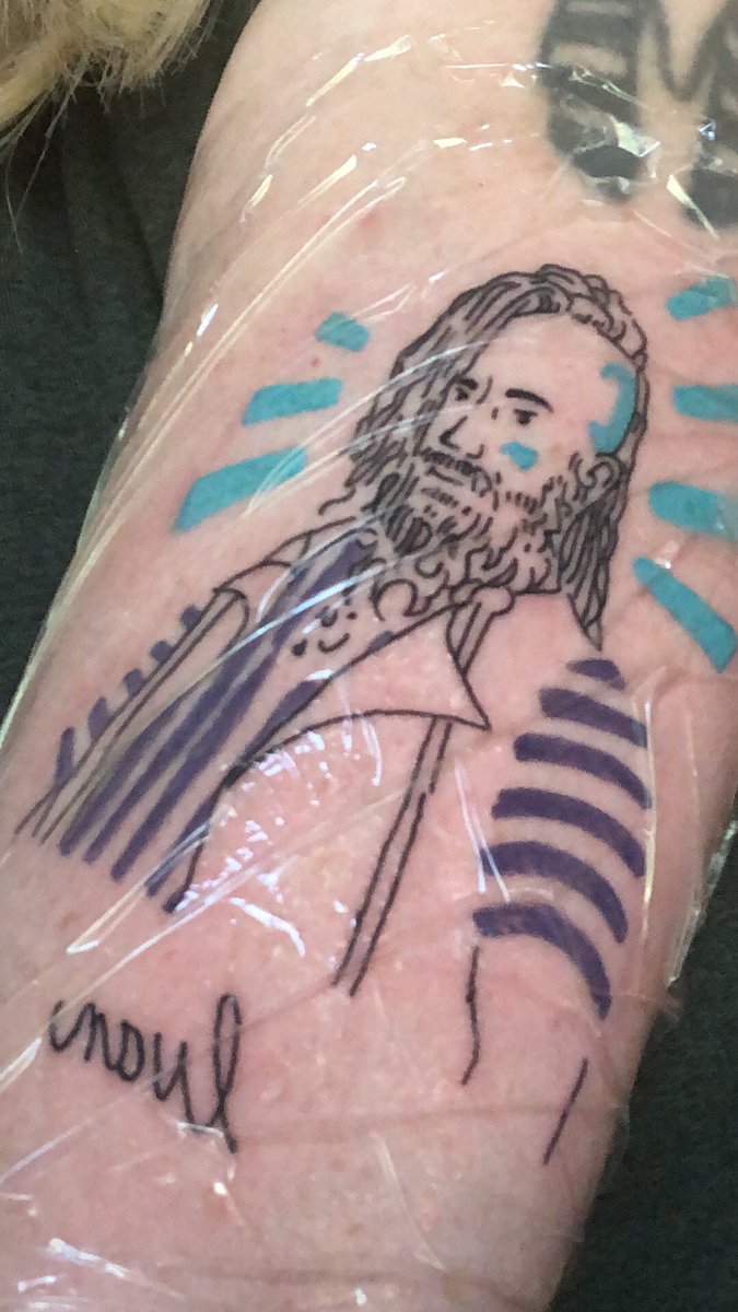 Elyon428's tweet photo. Got this done today and I still can't get over how much I love it. My favorite next to my Yokumiru Mera one I got done before COVID hit.
Thanks Guz for this wonderful character π₯Ί
#ofmd #OurFlagMeansDeath #ivanofmd #ofmdivan #guzkhan https://t.co/S3j7vQAAG6