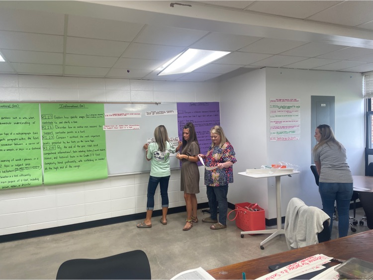 BeebeElementary's tweet photo. Out with old and in with the new and improved 2nd grade Literacy standards! 2nd grade teachers worked hard digging in to the new standards. Great things are coming! #BPRD #BBElem https://t.co/qQm7YpwR8i