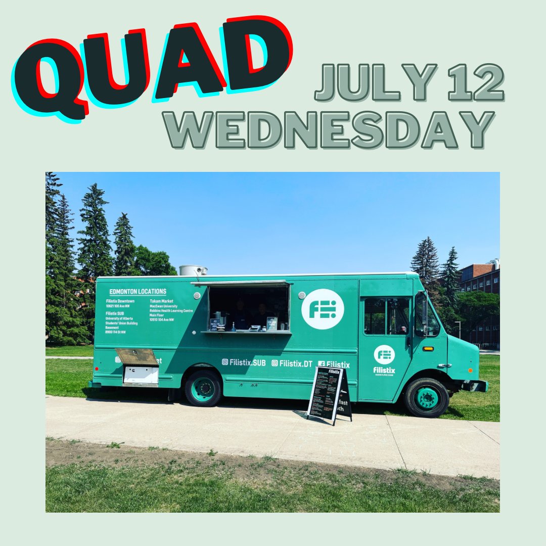 Filistix's tweet image. See you guys at 11:00am 😍

It’s just east of the Students’ Union Bldg and north of the administration bldg. It’s the green space right in the heart of campus

Burgers, tacos, spring rolls, wings and of course rice! 🍔🌮🍛

#FilistixFoodTruck