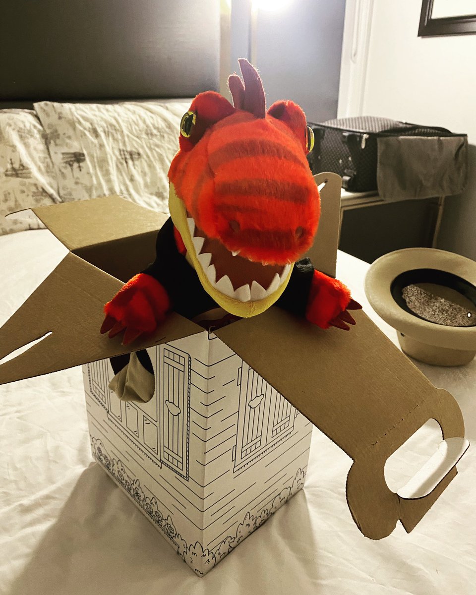 MrsNealscience's tweet photo. After my exciting adventure with the Liftoff program, I have adopted a class mascot. His name is Dino-Drax. Thank you Ale Martínez for the idea! https://t.co/vfj2zmzI1R