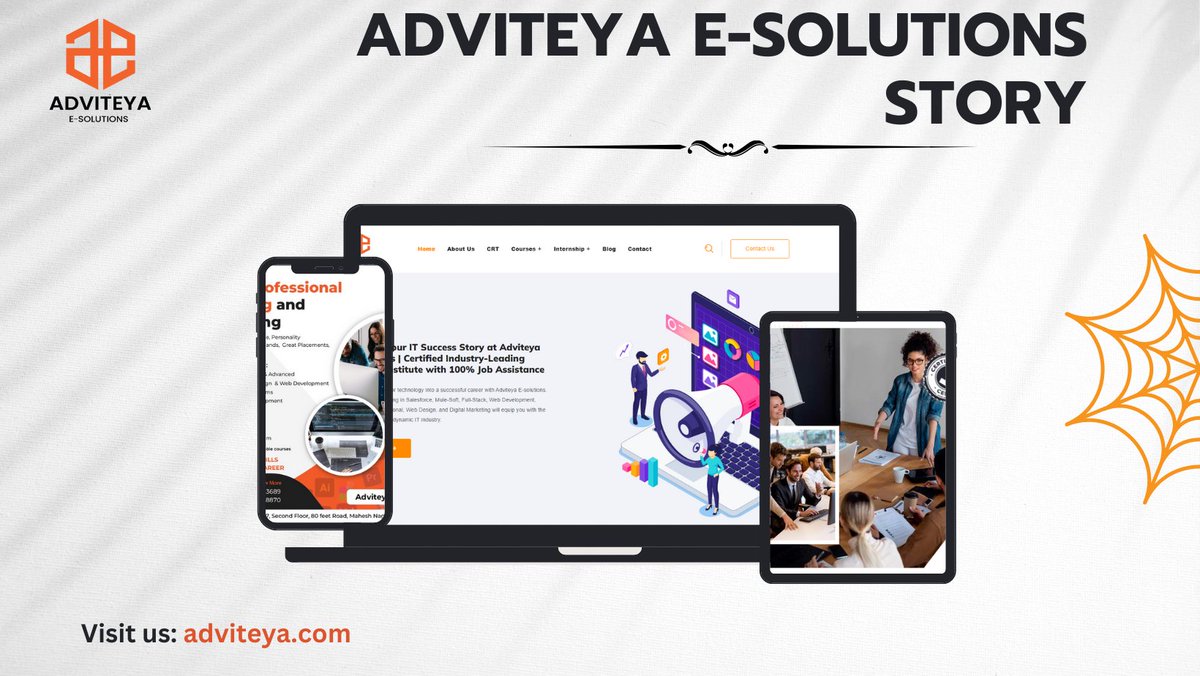AdviteyaES's tweet image. Check out our blog at adviteya.com/adviteya-e-sol… for an inspiring story of Adviteya E-Solutions.
#adviteyaesolutions #salesforcetraining #fullstacktraining #webdesigntraining #seotraining #mulesoftraining #JobReady #UnlockYourPotential #ProfessionalDevelopment #SkillsTraining