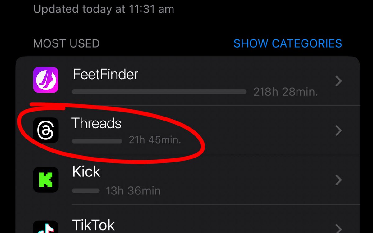 kick's tweet photo. im spending way too much time on threads https://t.co/WvcoHmO3OB