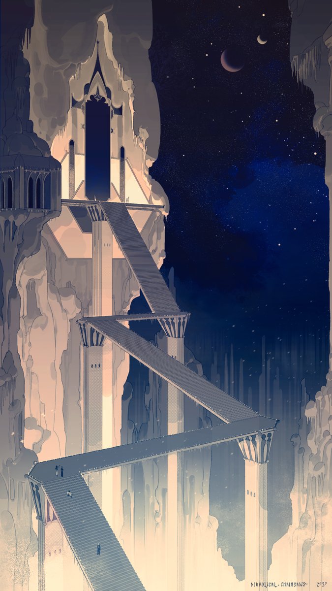 Snowflakes on the brain this time. 
My piece for @StreetsofZine's Ascent! It's their first vertical zine and includes a really cool variety of interpretations.