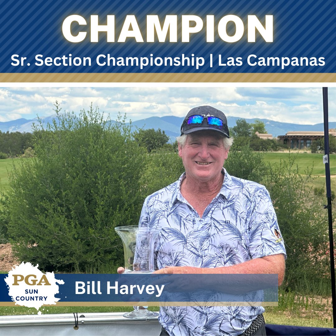 For the first time since 2011, Bill Harvey is your Sun Country PGA Sr Section Champion!  This is Harvey’s second Sr Section title in his career. 

https://t.co/9GD27vFVj3 https://t.co/SWV6ECH1Jg