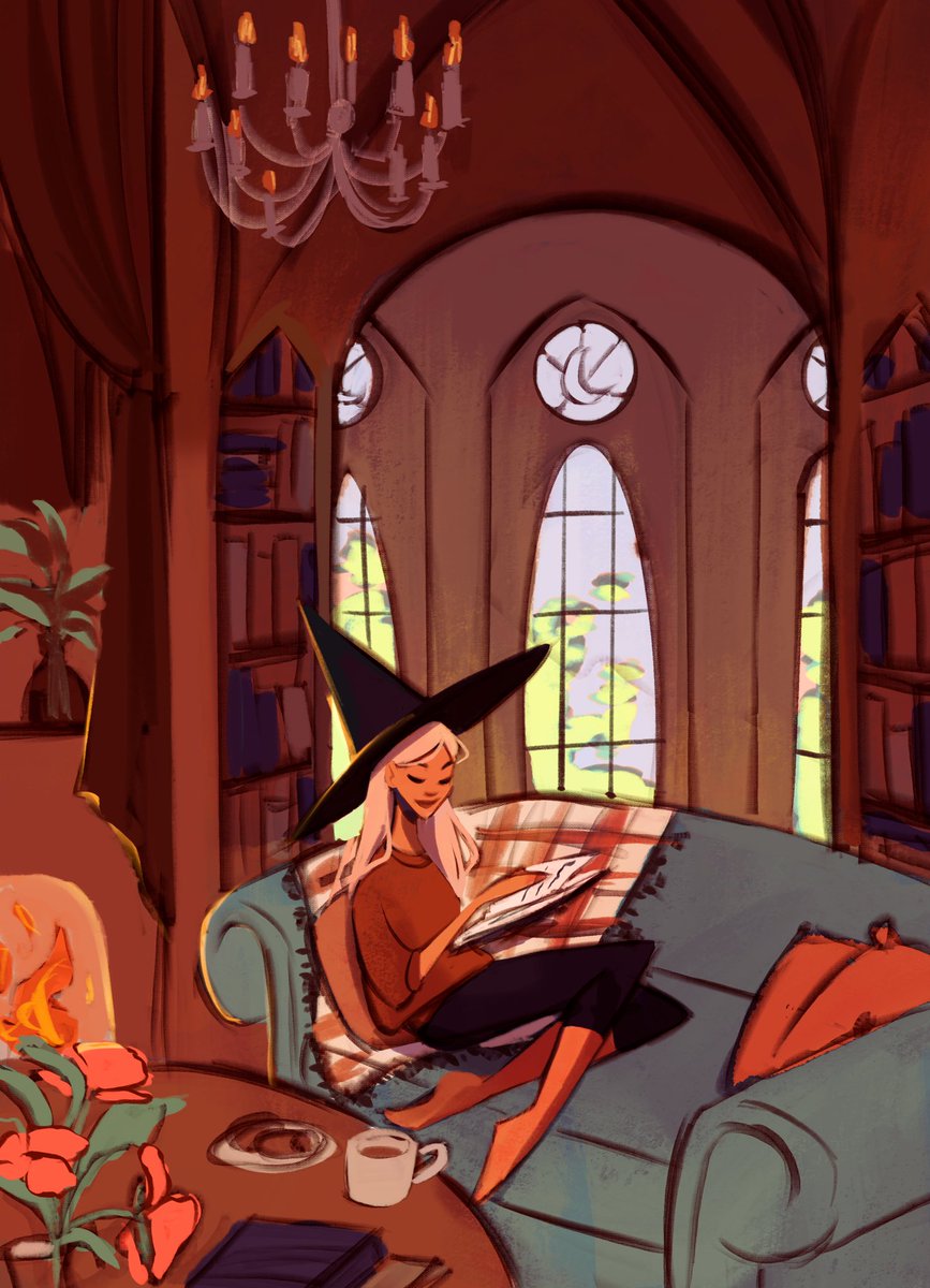 Wanted to practice painting interiors✨💕