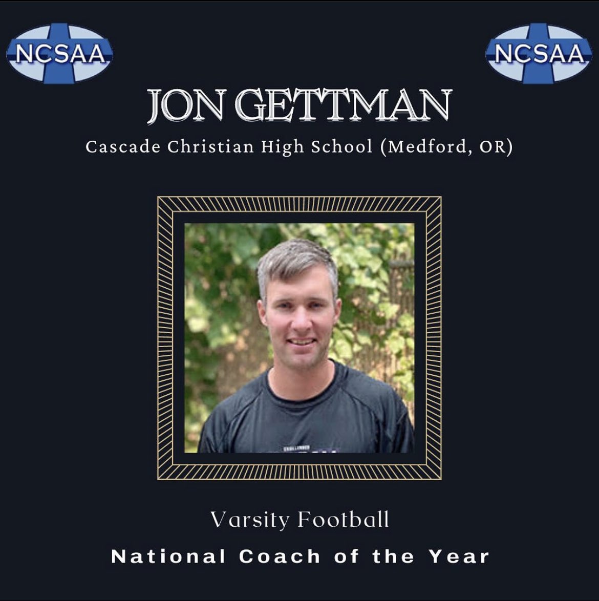 National Coach of the year? We think so! Thank you, Coach for your hard work, dedication and commitment to the young men of Challenger Football! We wouldn’t want anyone else leading us!