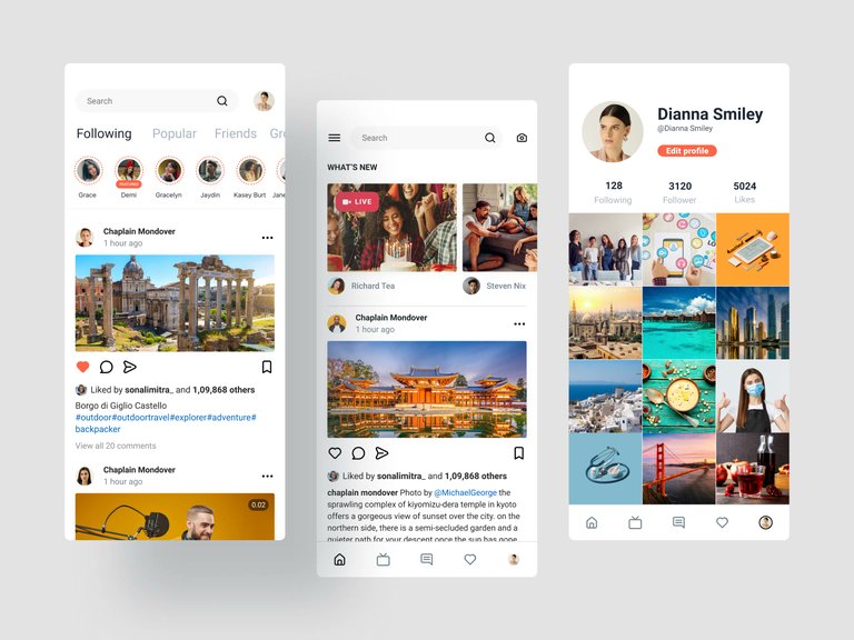TechcronusS's tweet photo. Here is a New Social media App UI design...
https://t.co/qZB27os2vw
#websitedesign #behance #userinterfacedesign #designer #uiuxdesigner #adobexd #techcronus #socialmedia #socialmediaapps #apps #SocialMediaAppDevelopmentCompanyinUSA #SocialMediaAppDevelopmentServices https://t.co/71ukDL14mX