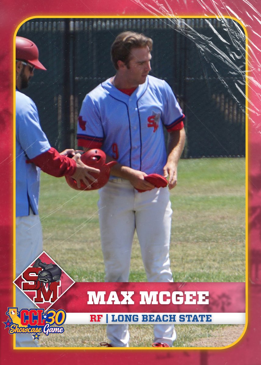California Collegiate League (@ccl_baseball) on Twitter photo The CCL congratulates right fielder Max McGee (<a href="/MaxMcGee21/">Max McGee</a>) of the <a href="/SolanoMudcats/">Solano Mudcats</a> and @sjdcbaseball for being selected to the CCL 30 Showcase Game!
#CCL30Years #CCLBaseball #dsquad <a href="/Walterbatco/">Walter Bat Company</a> <a href="/MLB/">MLB</a> The CCL congratulates right fielder Max McGee (<a href="/MaxMcGee21/">Max McGee</a>) of the <a href="/SolanoMudcats/">Solano Mudcats</a> and @sjdcbaseball for being selected to the CCL 30 Showcase Game!
#CCL30Years #CCLBaseball #dsquad <a href="/Walterbatco/">Walter Bat Company</a> <a href="/MLB/">MLB</a>