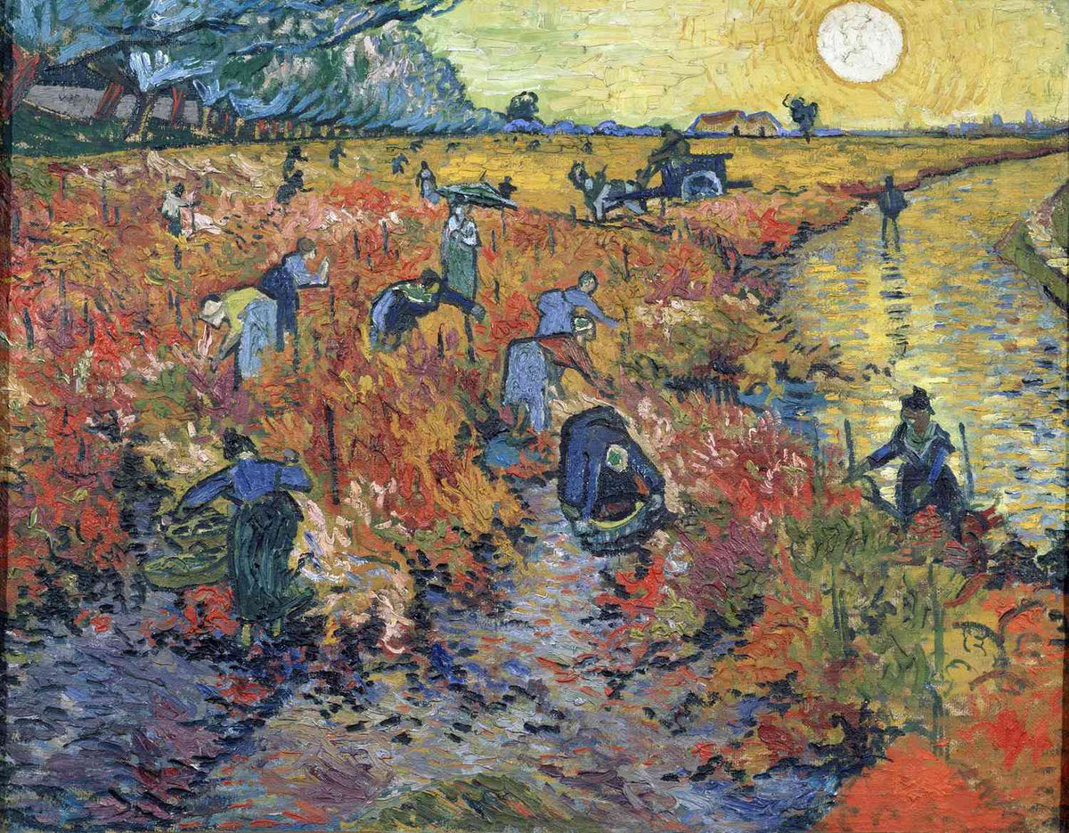 Fun fact: Vincent van Gogh only sold one painting in his lifetime. What's your favorite little-known fact about a famous artist?

#artfutureclub #vincentvangogh #RedVineyardatArles #arthistory #funfacts