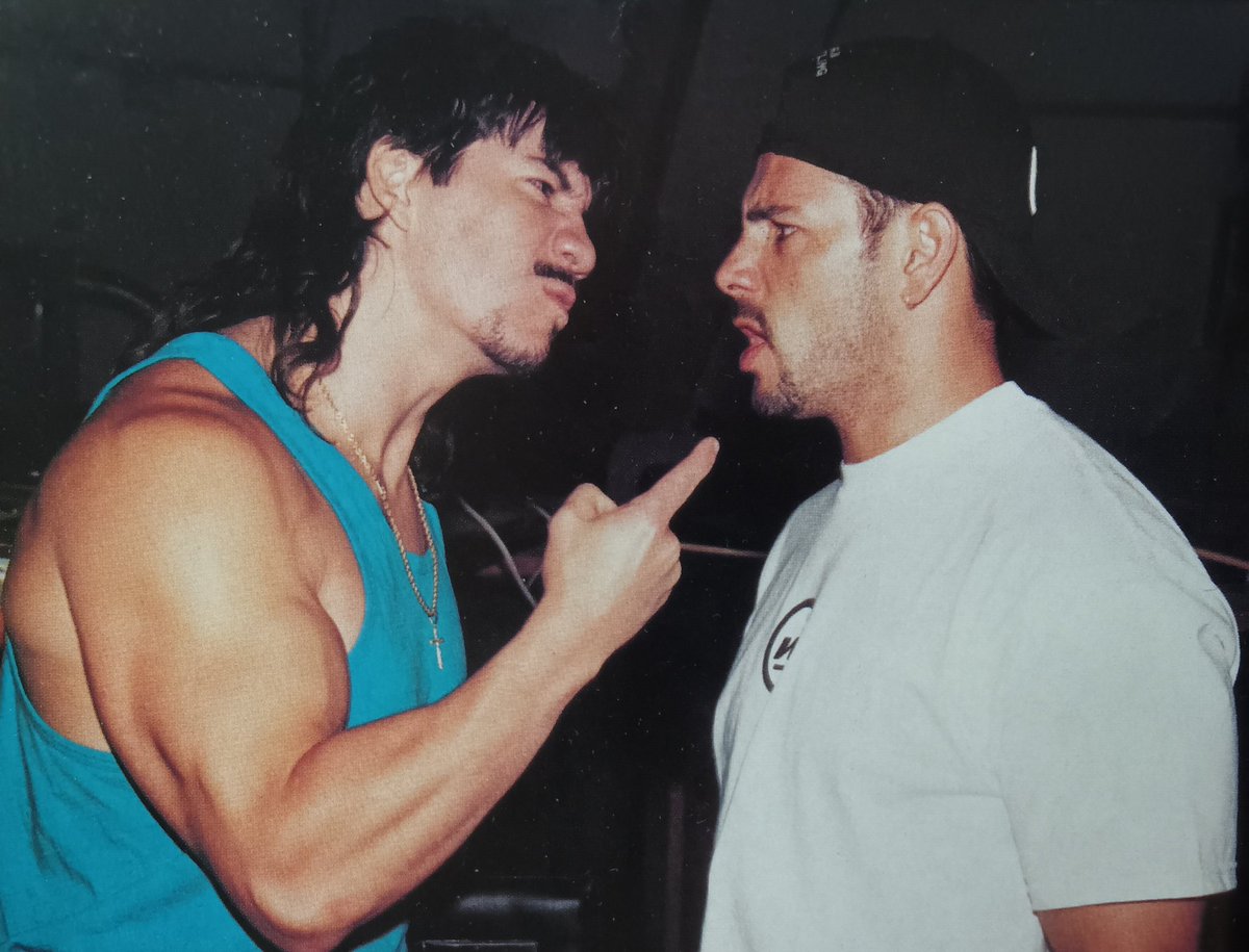 Rasslin' History 101 on X: Eddie Guerrero,giving out some tough