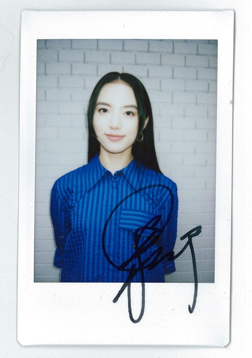 清原果耶さんの直筆サイン