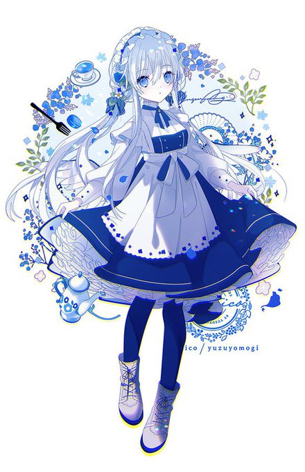 「blue eyes saucer」 illustration images(Popular)