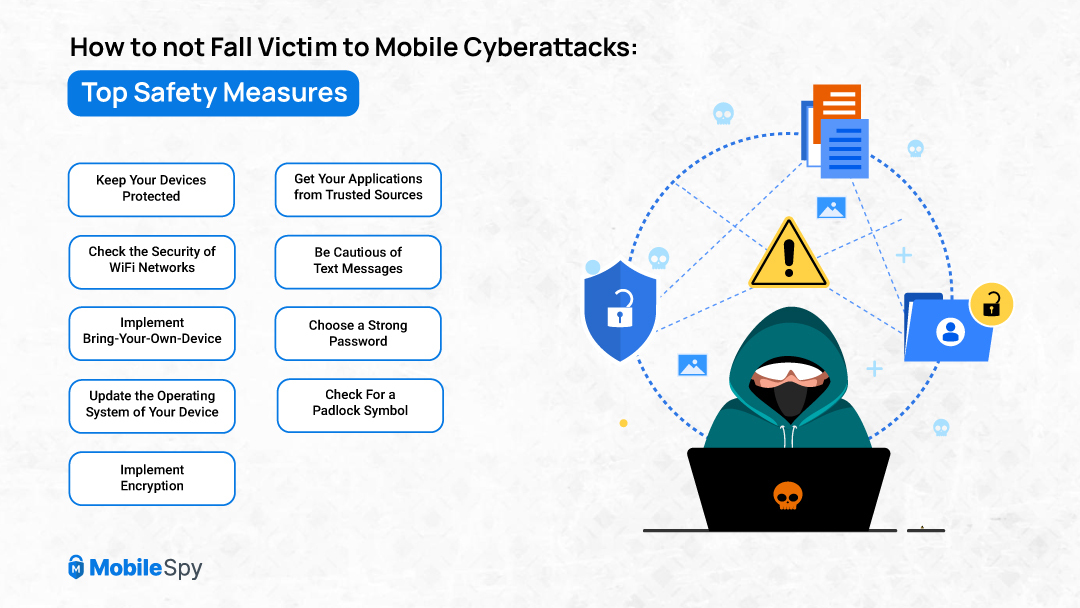 mobilespy2020's tweet photo. With the constant evolution of #technology, hackers &amp; cybercriminals are always finding new ways to exploit vulnerabilities &amp; gain unauthorized access to our #personalinformation. Implementing the #safety measures will reduce the risk. Here're some top safety measures to consider https://t.co/SLz3z4e0z7