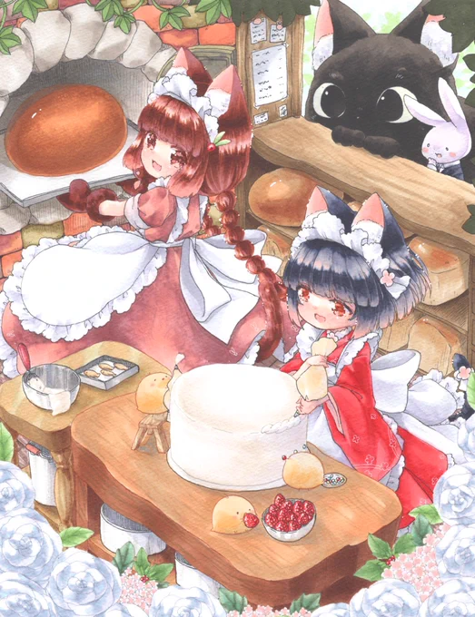 #作品をみてくださいあわよくばフォローしてください祭 創作うちの子や、二次創作をアナログコピックで描いてます 大阪を中心に、展示会やイベントにも参加してるので、原画を見てもらえる機会もあるので、ぜひ
