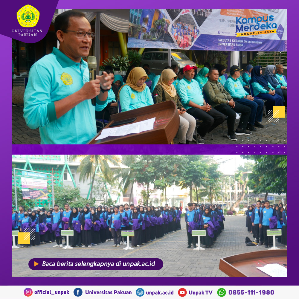 official_unpak's tweet photo. #BeritaUnpak 

Fakultas Keguruan dan Ilmu Pendidikan (FKIP) Universitas Pakuan (Unpak) lepas 230 mahasiswa untuk melaksanakan kegiatan Kuliah Kerja Nyata Tematik (KKNT) tahun 2023 di desa, Selasa, 11 Juli 2023. 

Baca berita selengkapnya di https://t.co/RO90YsF5VQ https://t.co/pkbKSerjyR